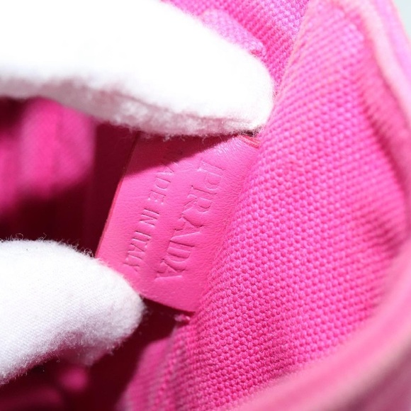 Prada Pink and Silver Crossbody Bag And Pouch - Picture 9 of 16